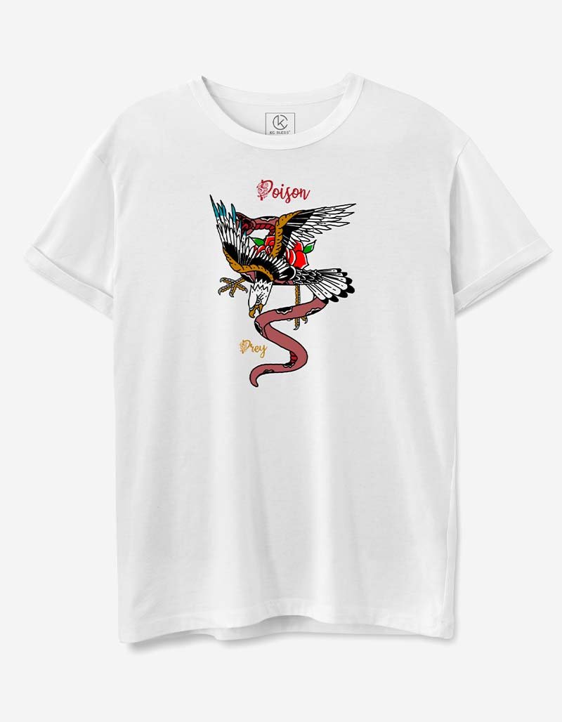 Poison Design T-shirt - White