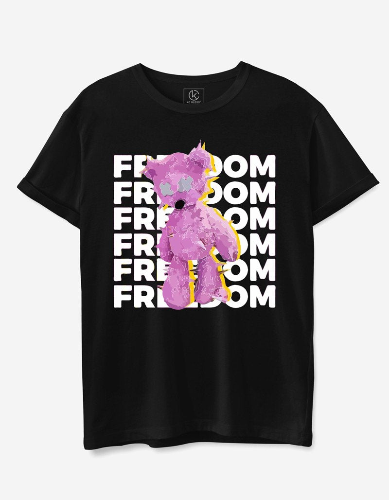 Freedom Design T-shirt - Black