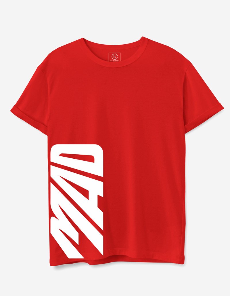 Mad Design T-shirt - Red