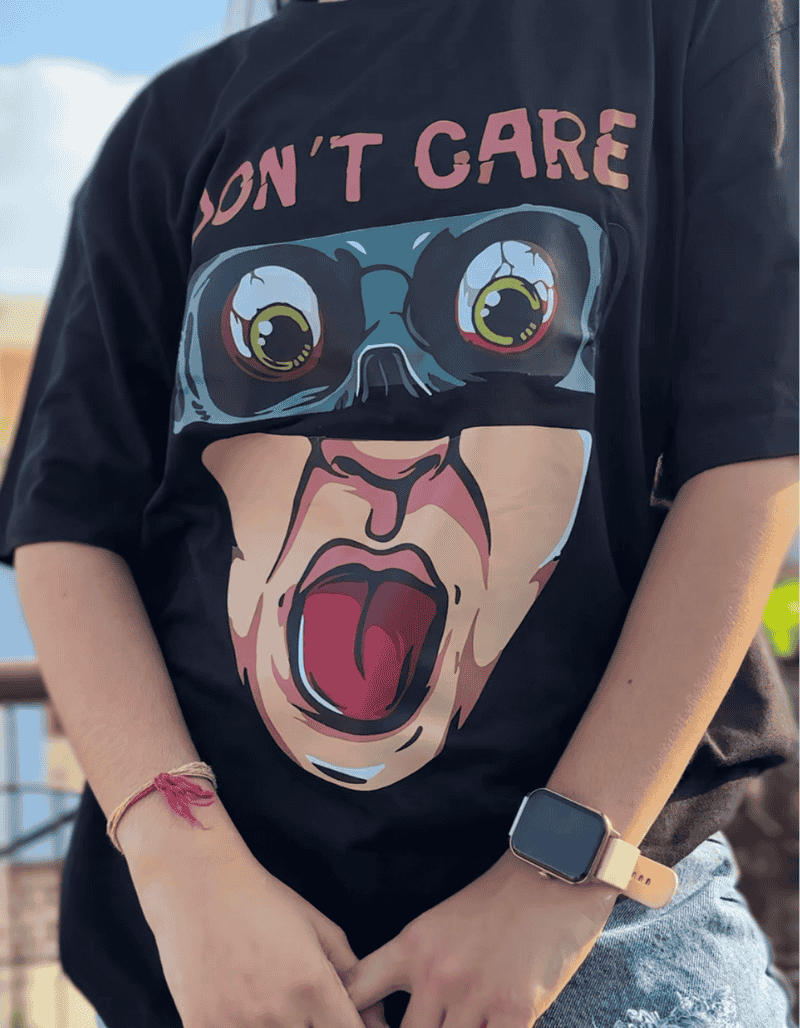 dont care oversized meme graphic t-shirt india 2025 unisex