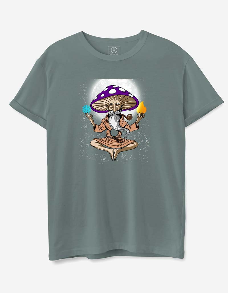 TRIPPY Design T-shirt - Greyish Green