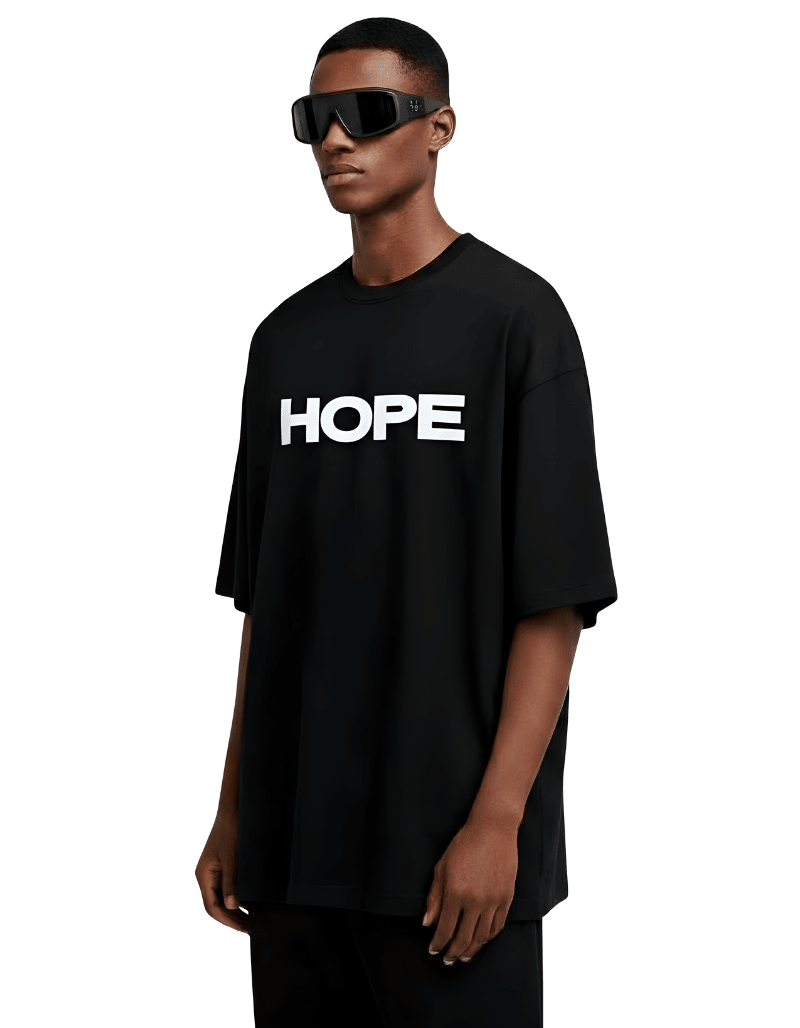 Unisex inspirational quote black tee india