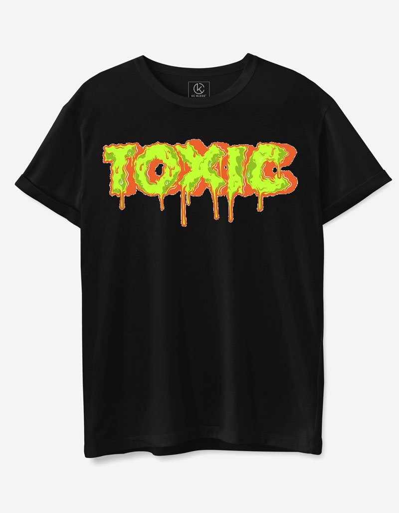 Toxic Design T-shirt - Black