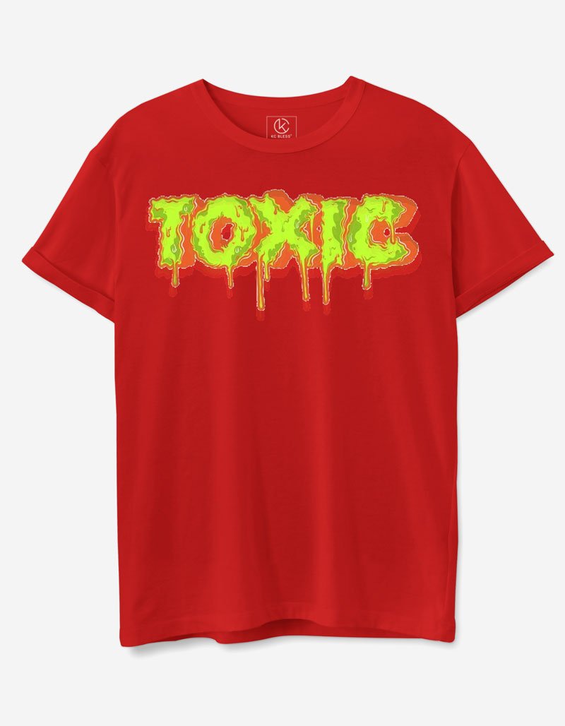 Toxic Design T-shirt - Red