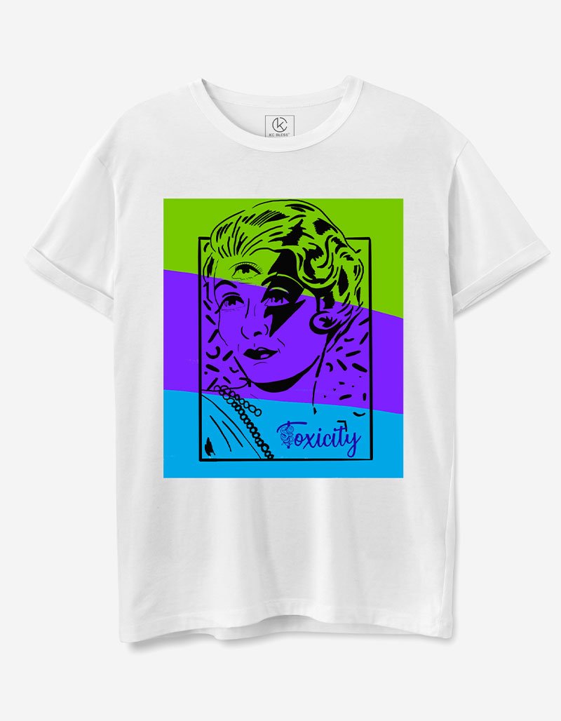 Toxicity Design T-shirt - White