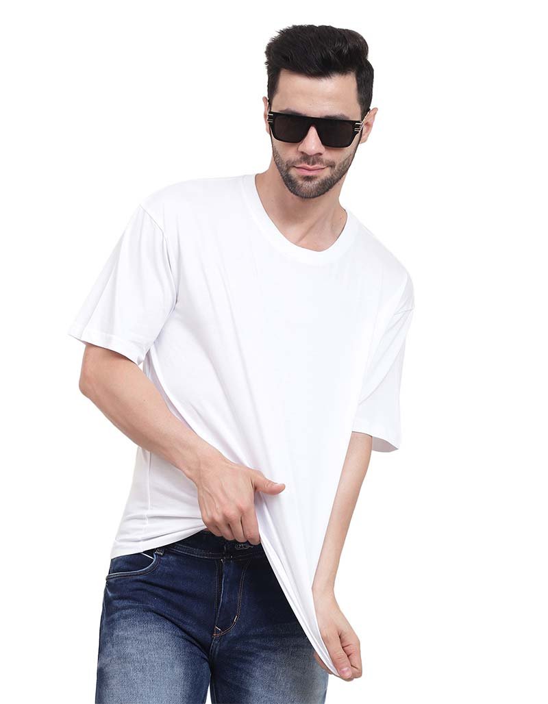 branded white cotton oversize t-shirt streetwear comfy