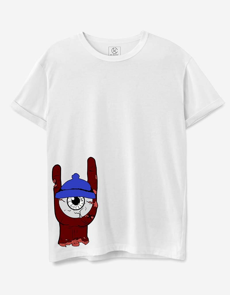 HAND EYE Design T-shirt - White