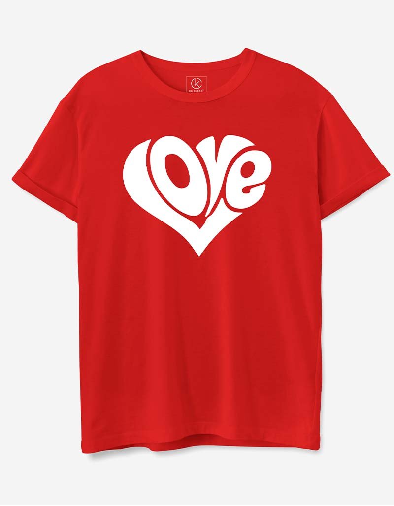 Love Design T-shirt - Red